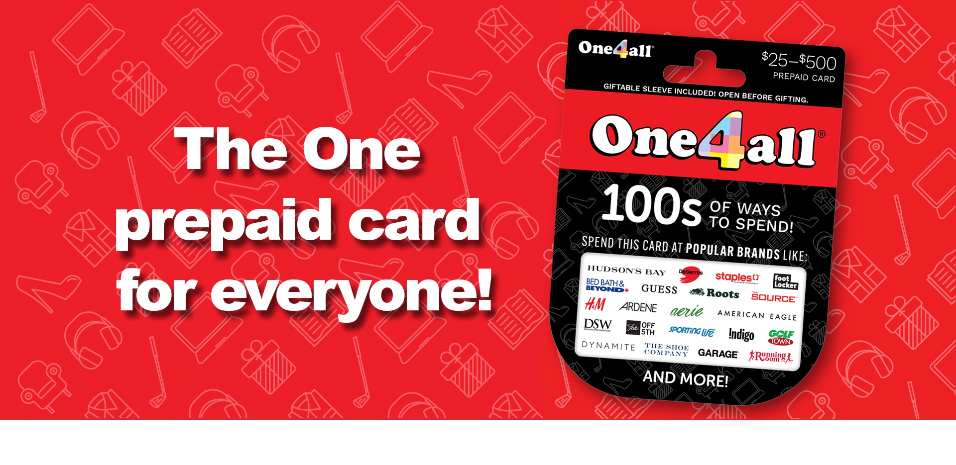 One4all Prepaid Card Main Hero